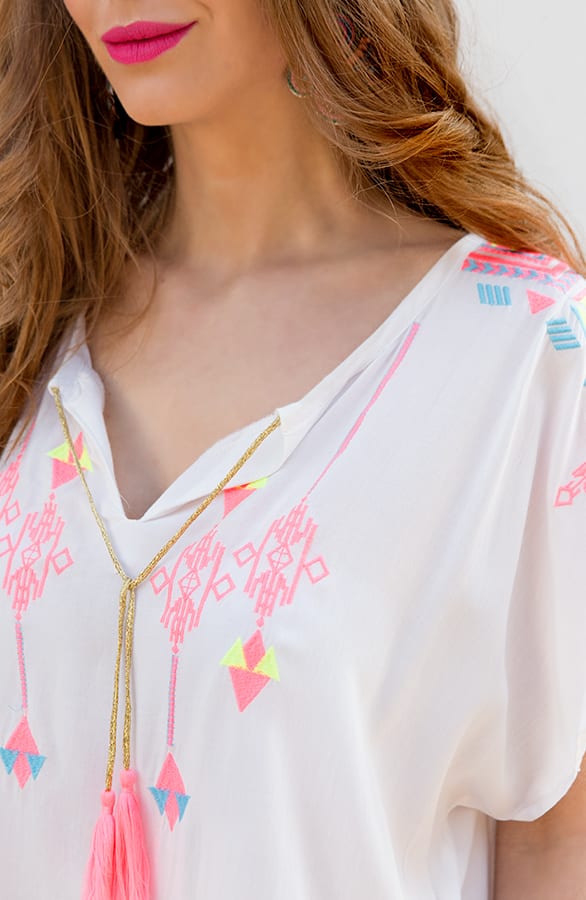 Neon Aztec Ibiza Top – shoparchief, foto 7