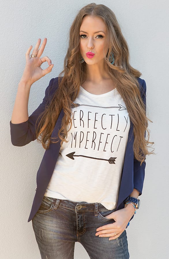 Perfectly Imperfect Top White – shoparchief, foto 2