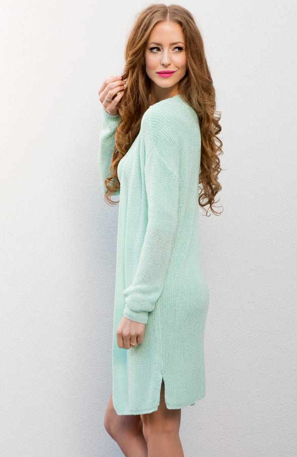 Open Cardigan Mint – shoparchief, foto 4