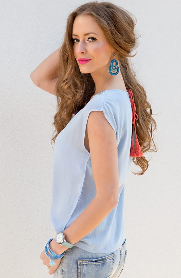 Indian Lovers Top Baby Blue – shoparchief, foto 4