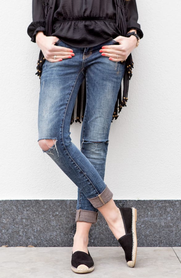 Suede Espadrilles Black – shoparchief, foto 2