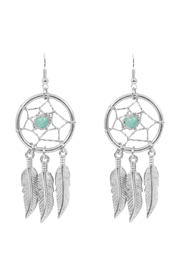 Dreamcatcher Oorbellen 2.0 Silver – shoparchief, foto 1