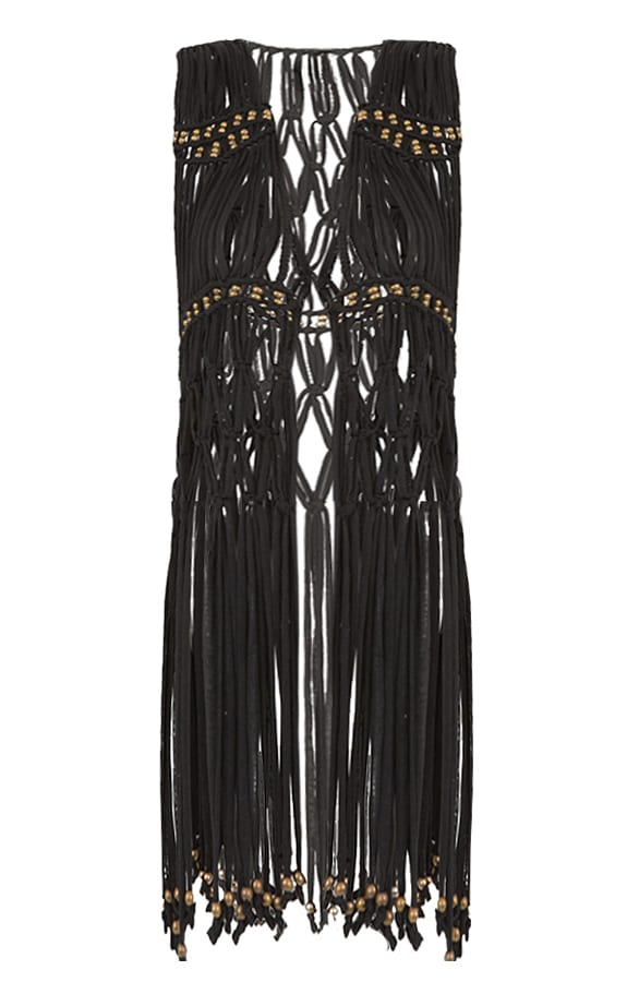 Fringe Ibiza Gilet Black – shoparchief, foto 1