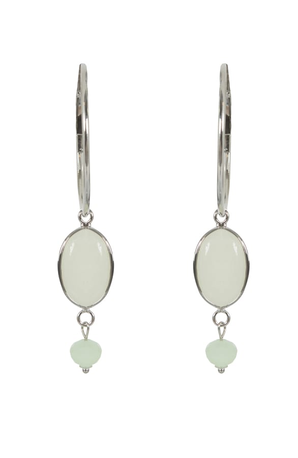 Gem Stone Oorbellen Mint – shoparchief, foto 1