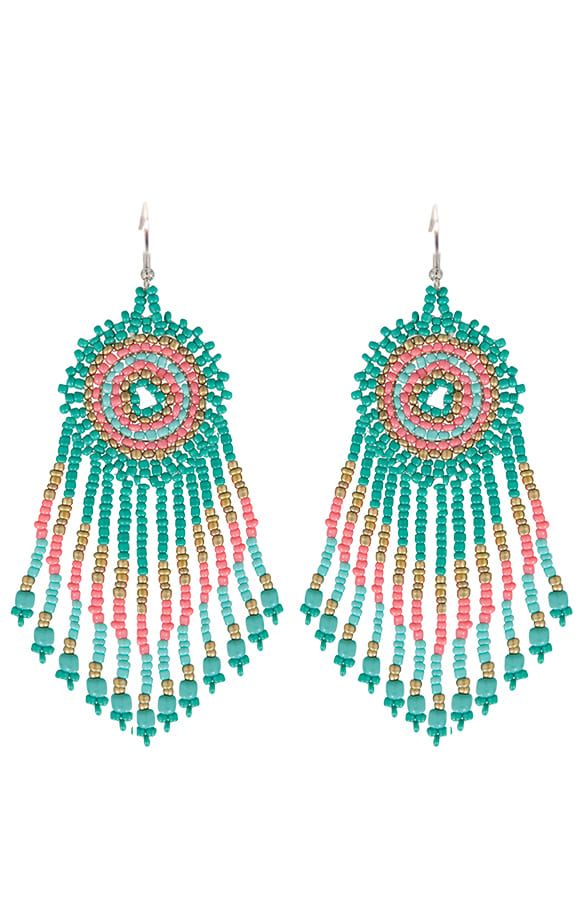 Las Dalias Fringe Oorbellen – shoparchief, foto 1