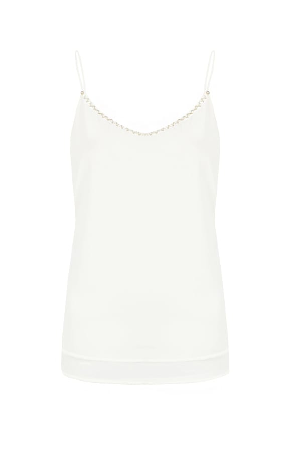 Luxury Cami Top Creme – shoparchief, foto 1