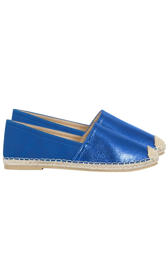 Metallic Espadrilles Kobalt – shoparchief, foto 1