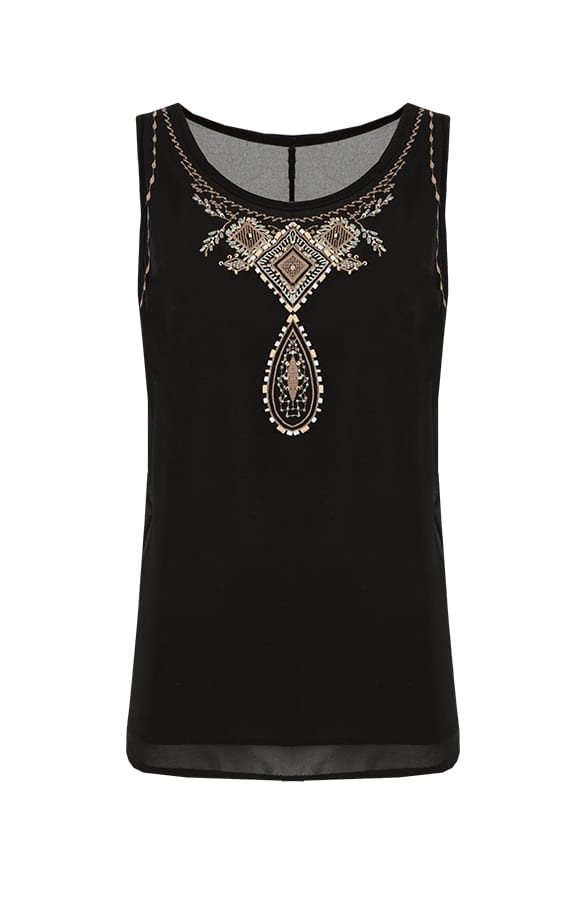 Musthave Beads Top Black – shoparchief, foto 1