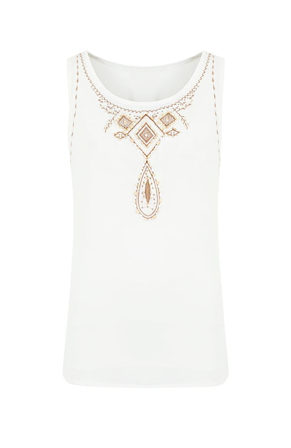 Musthave Beads Top White – shoparchief, foto 1