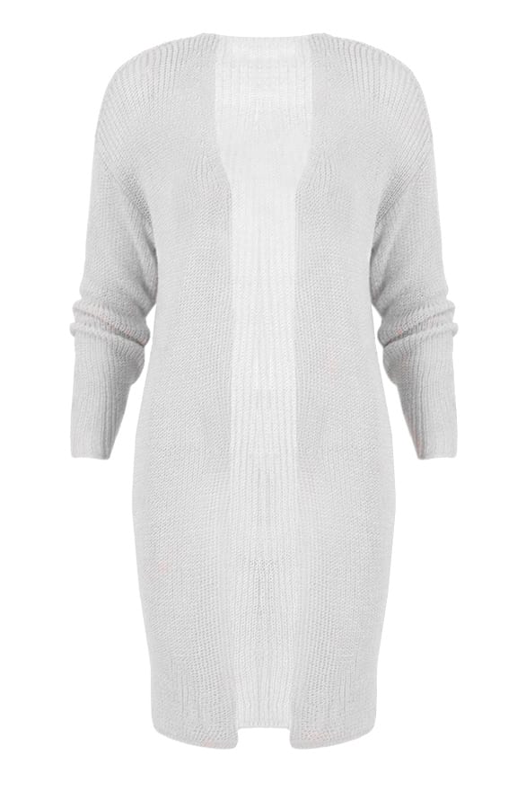 Open Cardigan Grey – shoparchief, foto 1