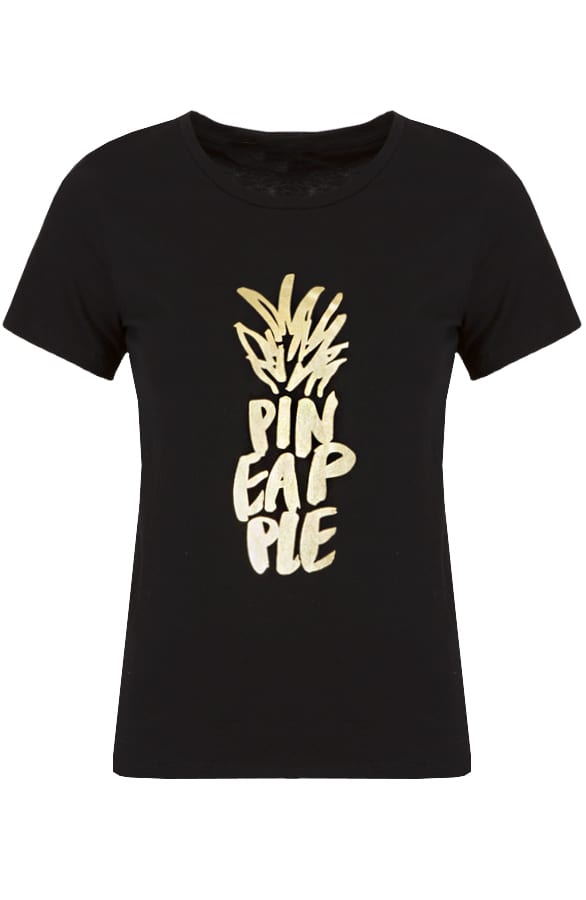 Pineapple It Shirt 2.0 Black – shoparchief, foto 1
