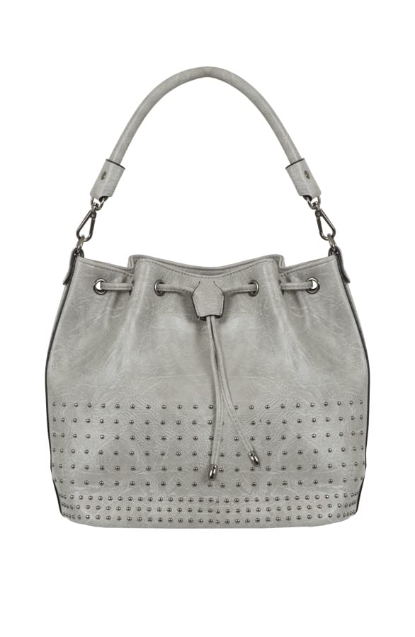 Pouch Bag Grey Studs – shoparchief, foto 1