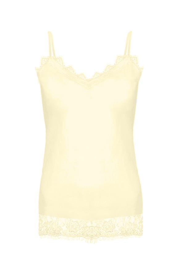 Romance Lace Top Yellow – shoparchief, foto 1