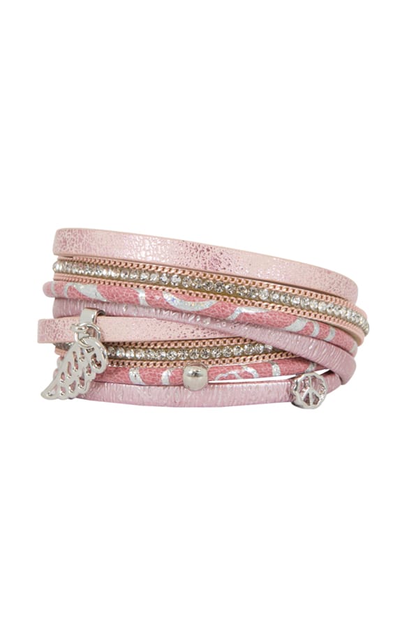 Wrap Bracelet Colorfull Pink – shoparchief, foto 1