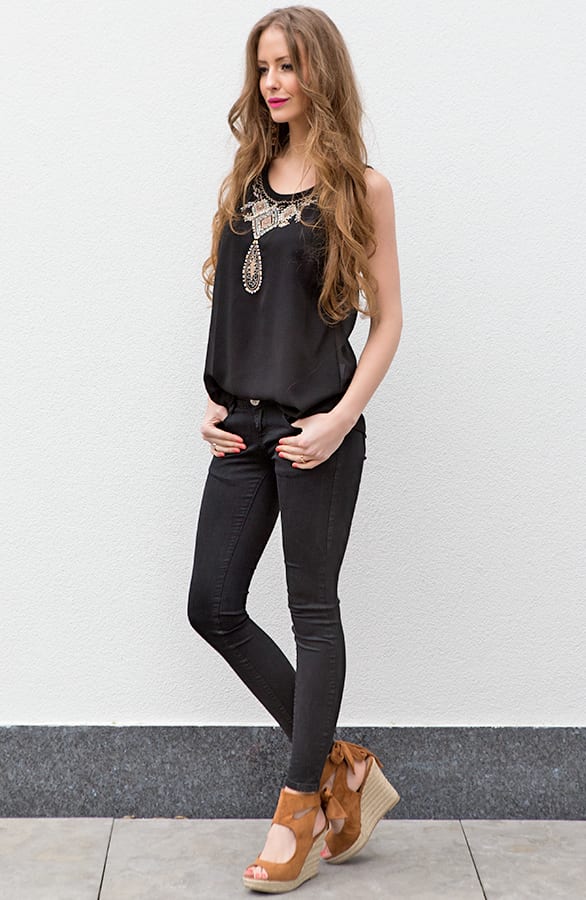 Musthave Beads Top Black – shoparchief, foto 2