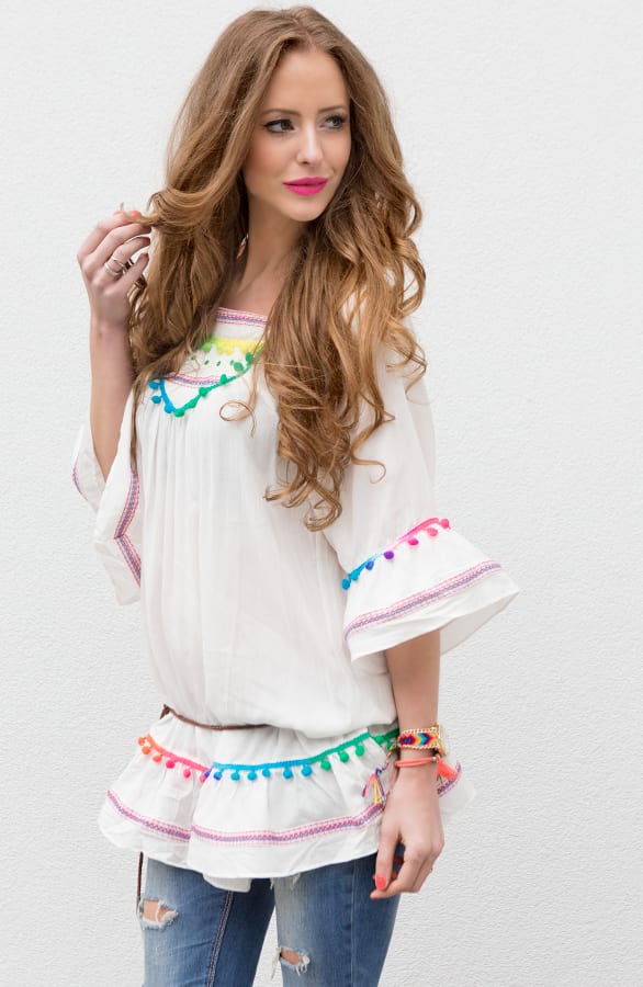 Most Wanted Ibiza Tuniek Pompon – shoparchief, foto 7