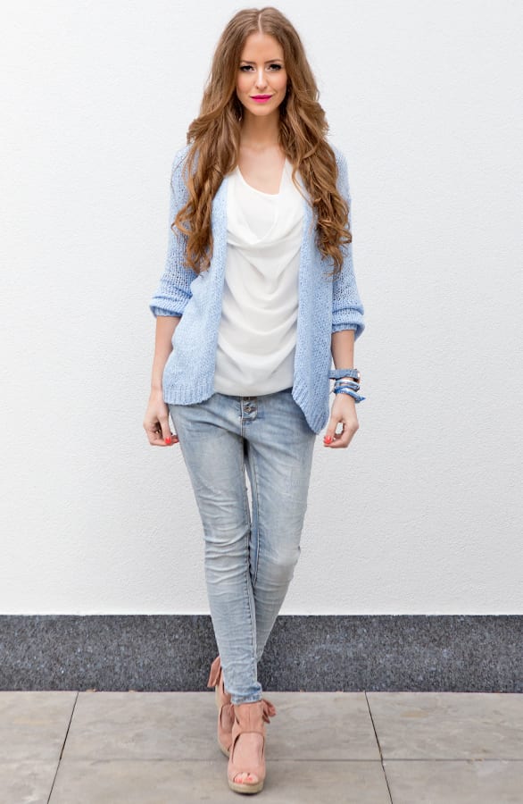 Ice Blue Musthave Cardigan – shoparchief, foto 4