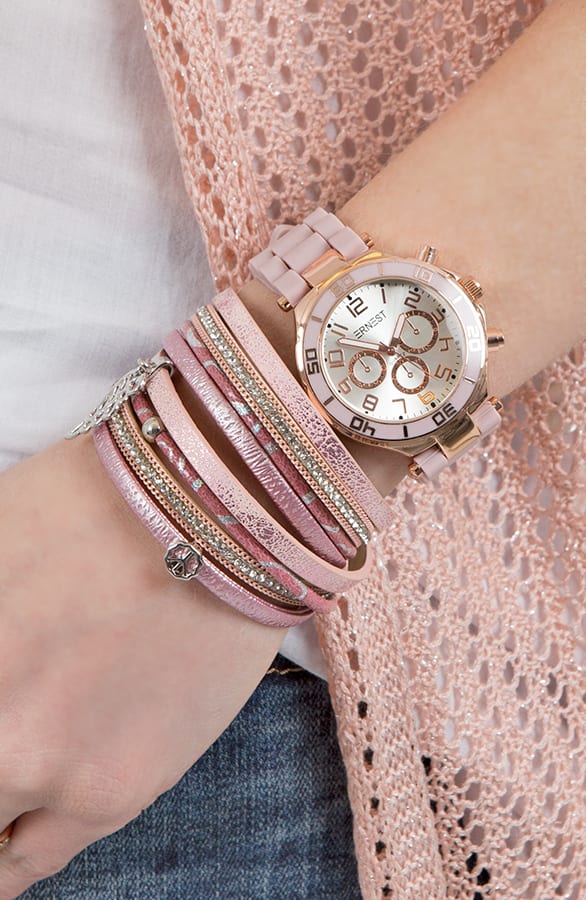 Wrap Bracelet Colorfull Pink – shoparchief, foto 2