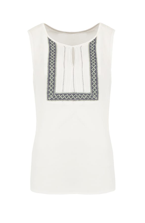 Aztec Square Top White – shoparchief, foto 1