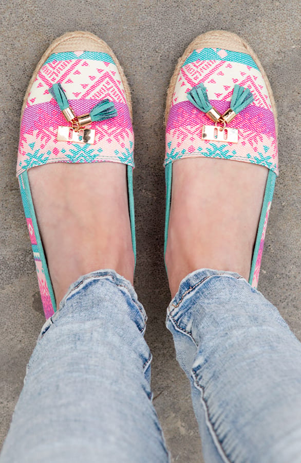 Full Color Aztec Espadrilles – shoparchief, foto 3