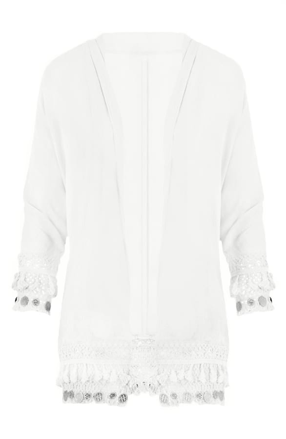 Coins Cardigan 2.0 Creme – shoparchief, foto 1