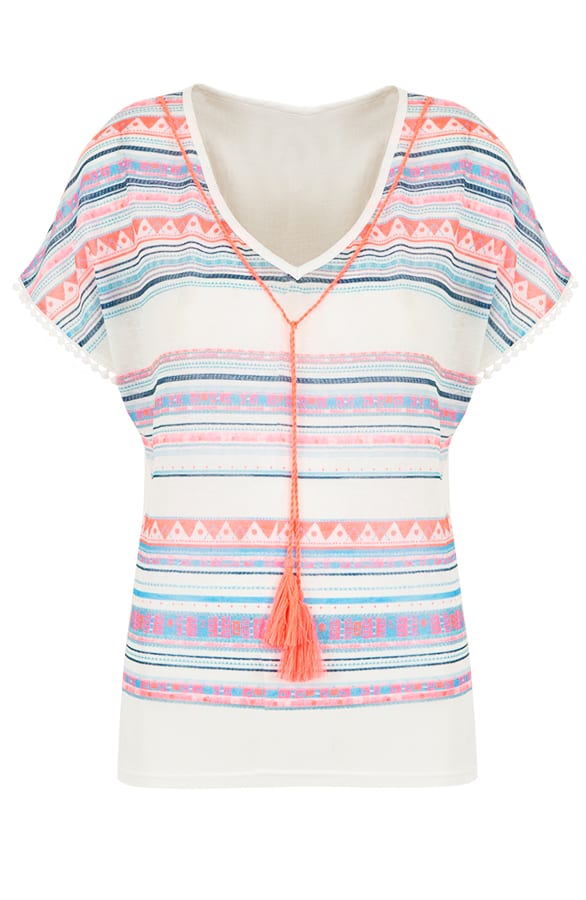 Egyptian Aztec Tuniek White – shoparchief, foto 1