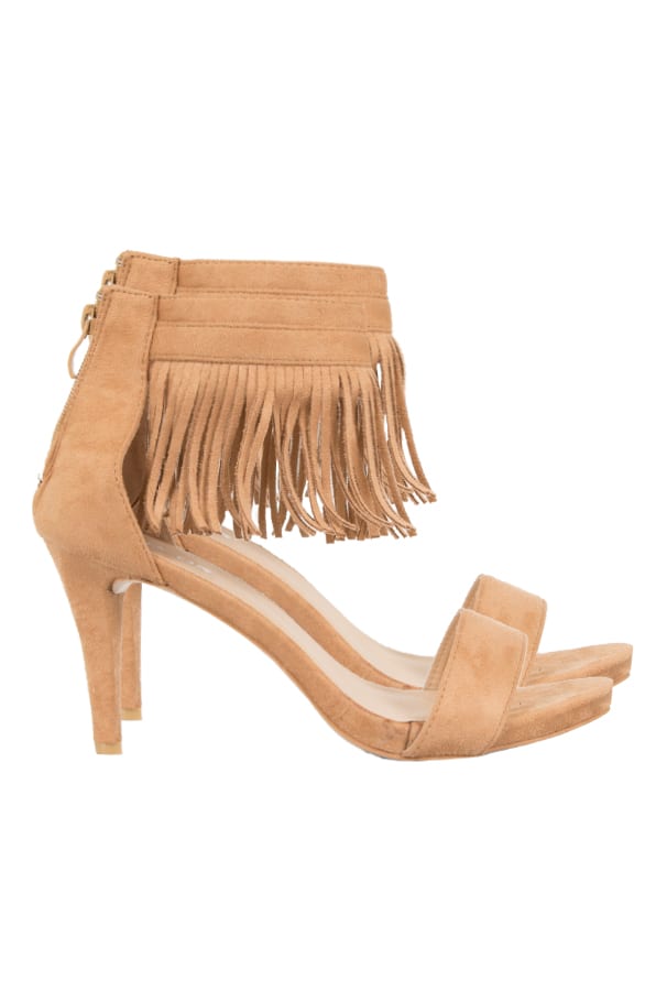 Fringe Heels Camel – shoparchief, foto 1
