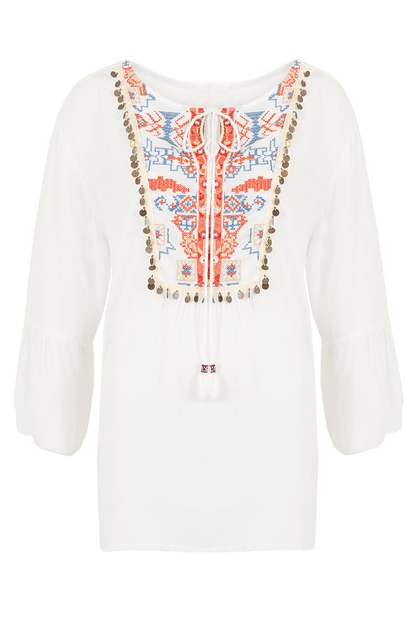 Ibiza Coins Tuniek White – shoparchief, foto 1