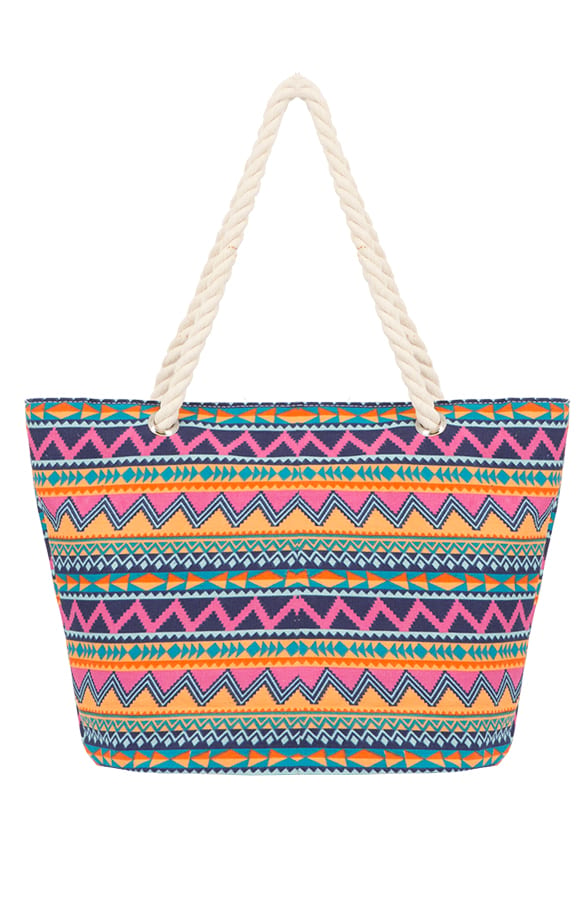 Indian Shopper Bag Kobalt – shoparchief, foto 1