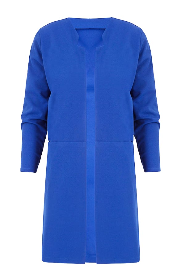 Long Blazer Kobalt – shoparchief, foto 1