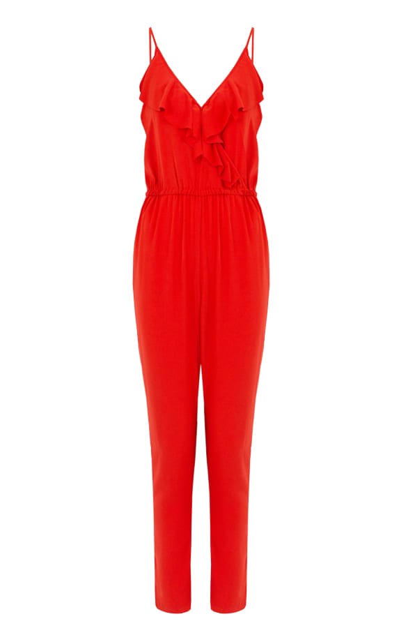 Red Ruches Jumpsuit – shoparchief, foto 1