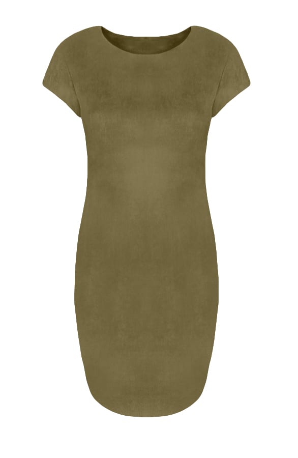 Suede Jurk 2.0 Army – shoparchief, foto 1