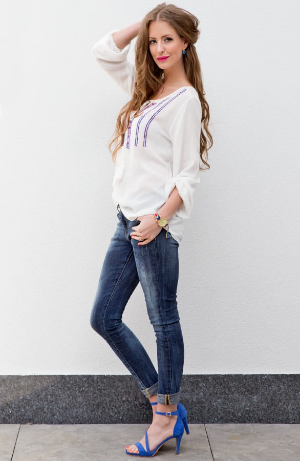 Wannahave Blouse Kobalt – shoparchief, foto 6