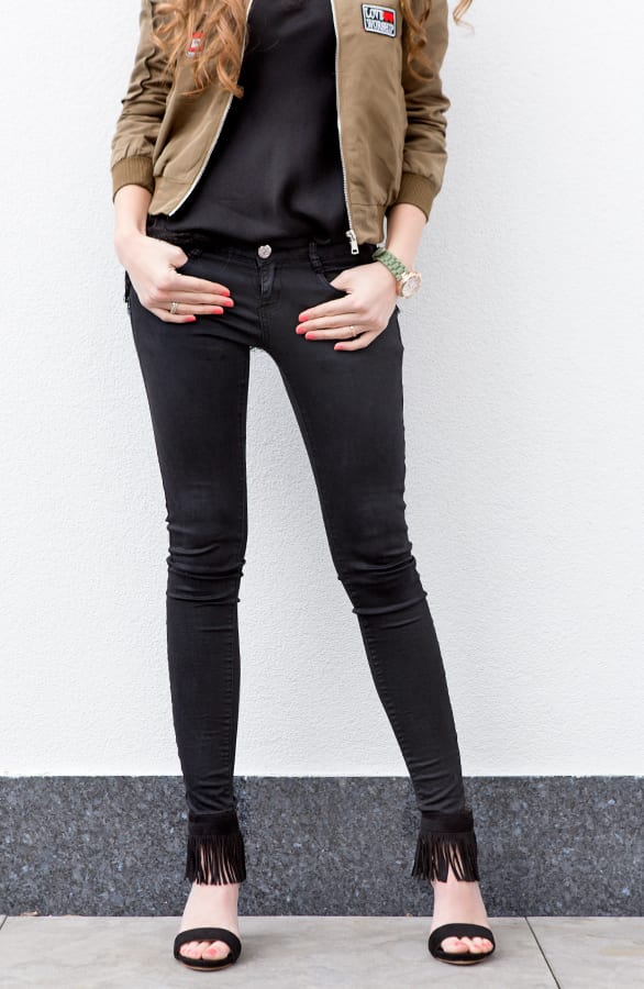 Fringe Heels Black – shoparchief, foto 3