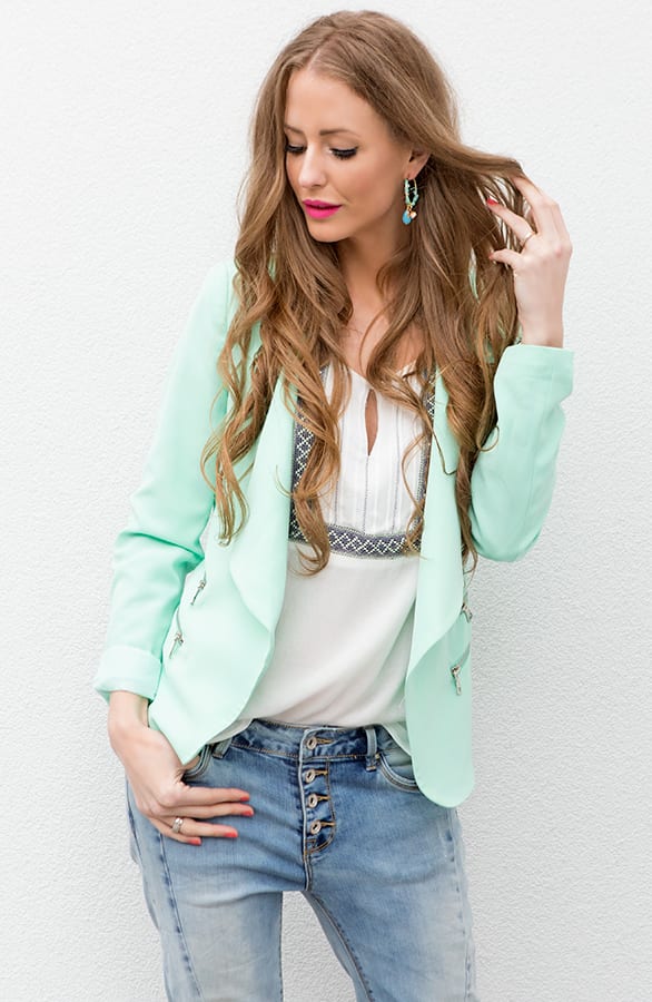 Gem Stone Oorbellen Mint – shoparchief, foto 3