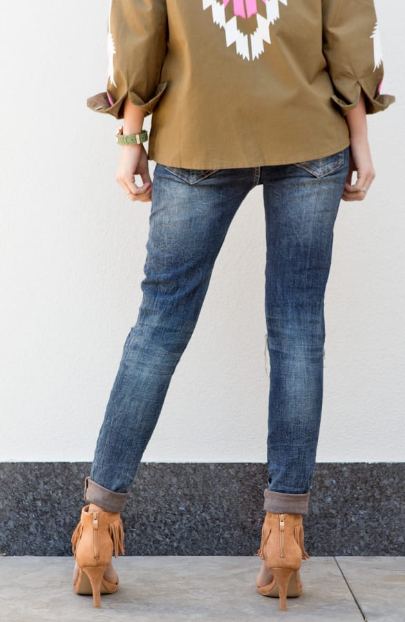 Fringe Heels Camel – shoparchief, foto 4