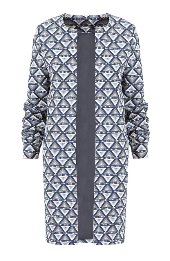 Aztec Cotton Jacket Blue 2.0 – shoparchief, foto 1