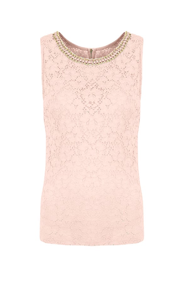 Chain Lace Top Pink – shoparchief, foto 1