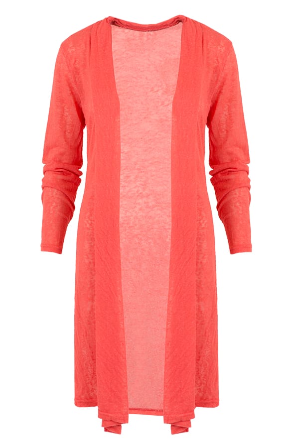 Long Cardigan Lover Coral – shoparchief, foto 1
