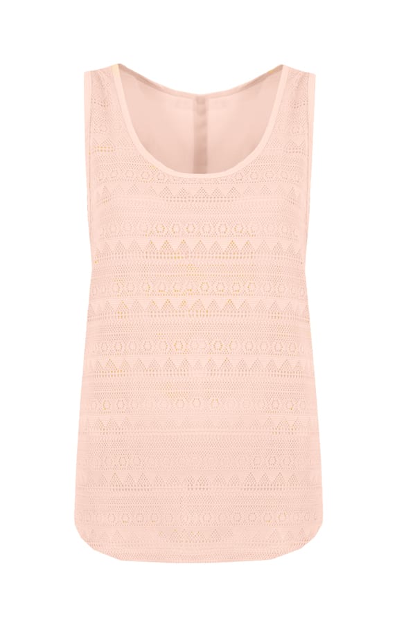 Perfect Crochet Top Roze – shoparchief, foto 1