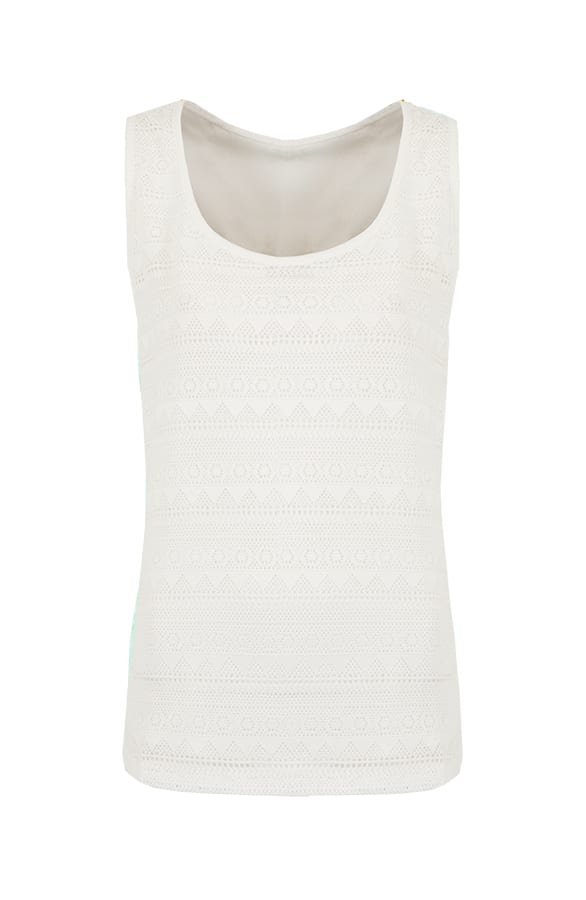 Perfect Crochet Top White – shoparchief, foto 1