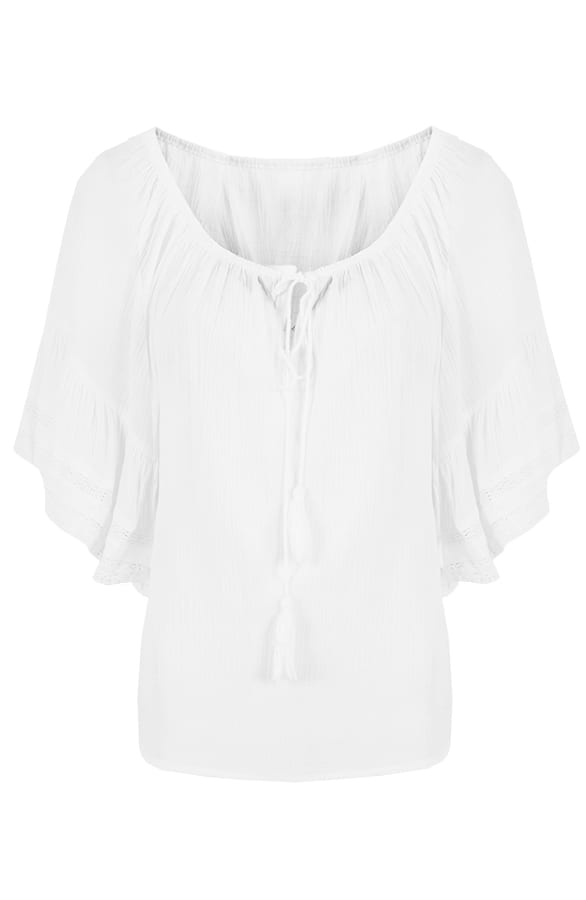Spanish Blouse White – shoparchief, foto 1