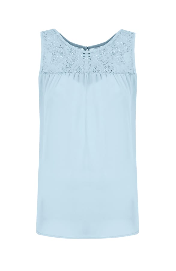 Wanted Top Lace Baby Blue – shoparchief, foto 1