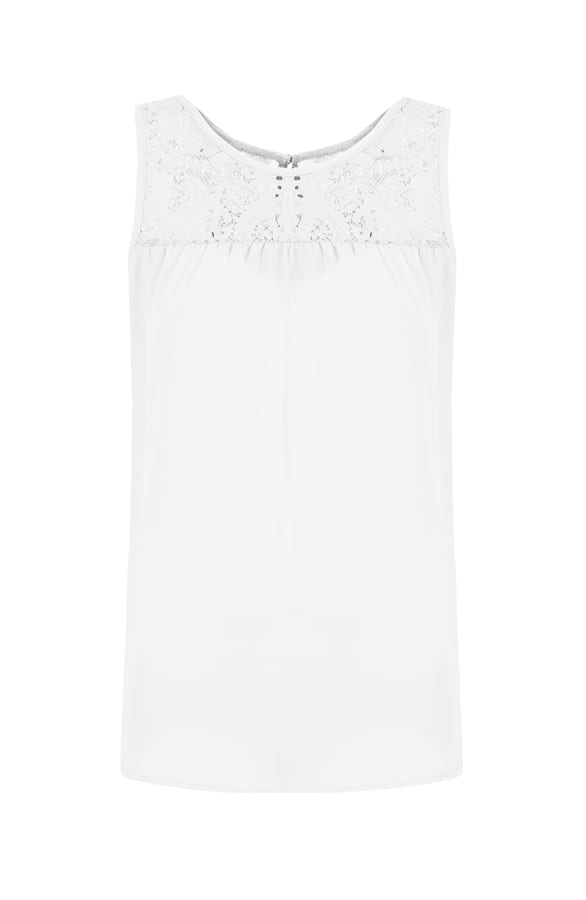 Wanted Top Lace White – shoparchief, foto 1