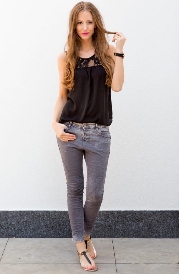 Wanted Top Lace Black – shoparchief, foto 2
