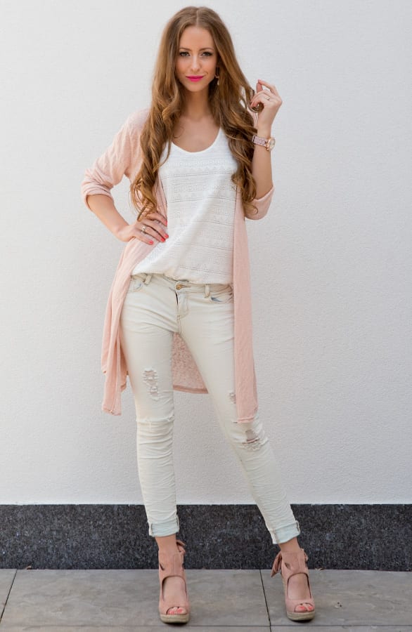 Long Cardigan Lover Pink – shoparchief, foto 5