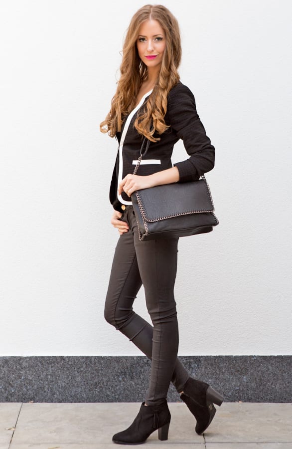 Bella Tassel Booties Black – shoparchief, foto 7