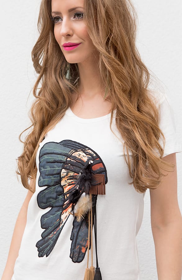 Indian Feather Top – shoparchief, foto 3