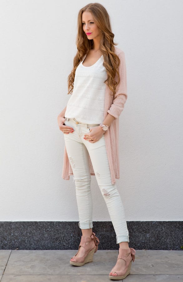 Long Cardigan Lover Pink – shoparchief, foto 4