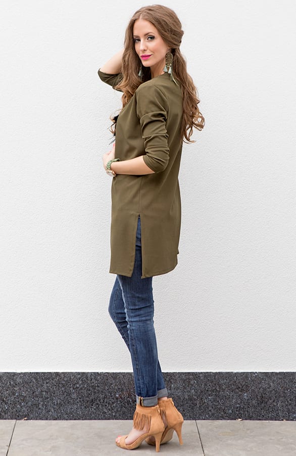 Long Blazer Army – shoparchief, foto 1